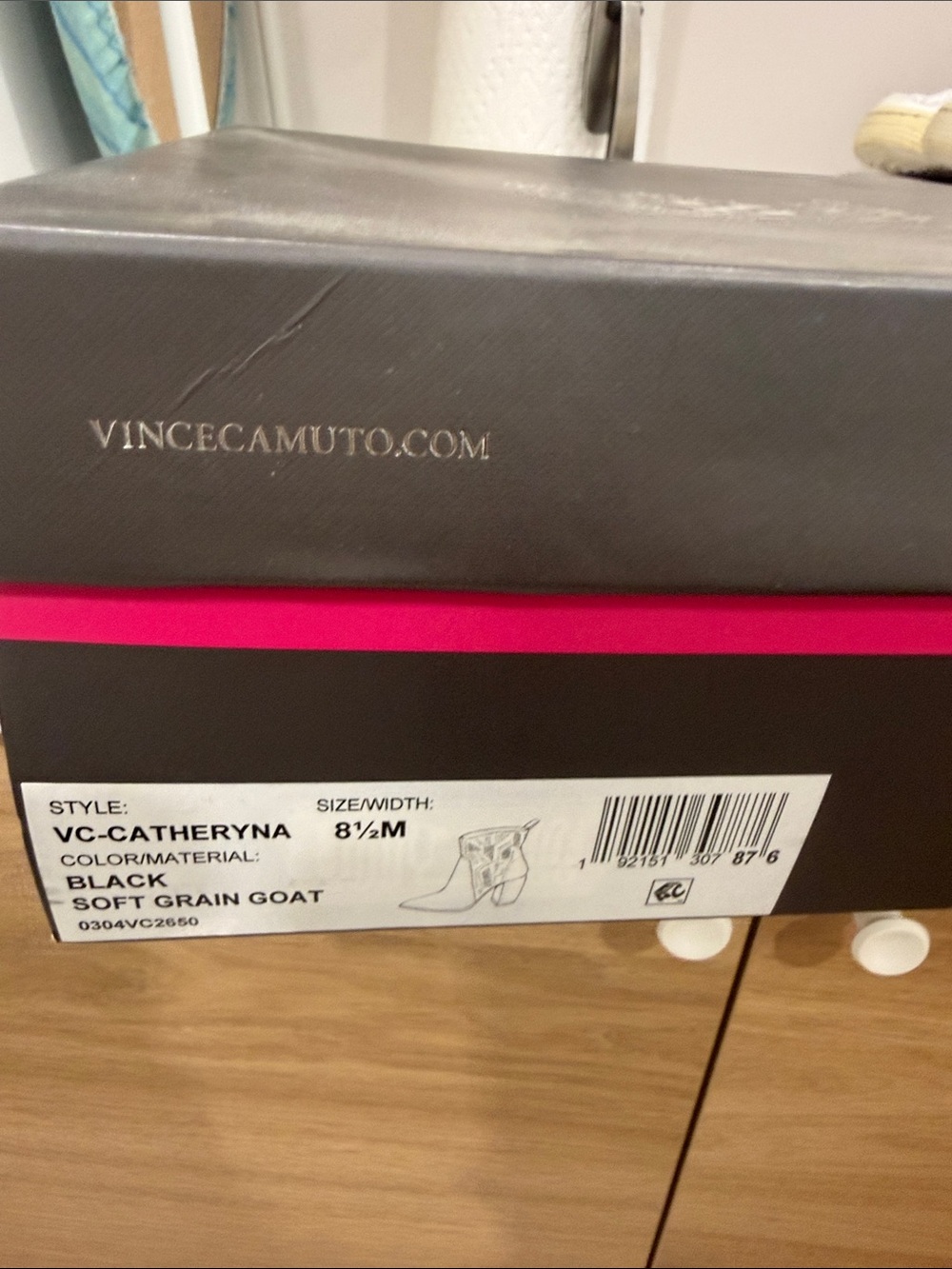 Vince Camuto Black booties catheryna SZ 8.5